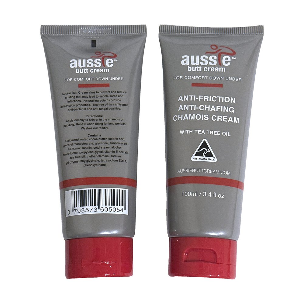 Aussie Butt Cream 100ml tube front and back