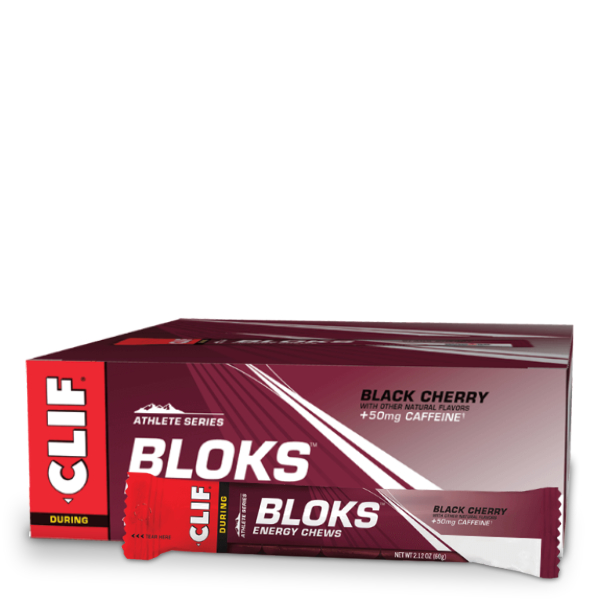 Clif Bloks Energy Chews Black Cherry 60g (18pk)