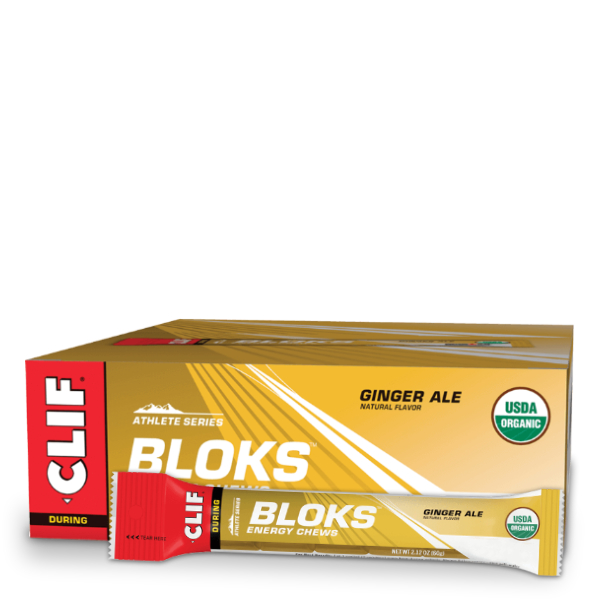Clif Bloks Energy Chews Ginger Ale 60g (18pk)