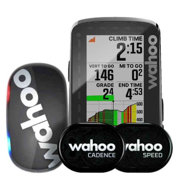 Wahoo ELEMNT ROAM v2 GPS Bike Computer Bundle - Metabolic Performance