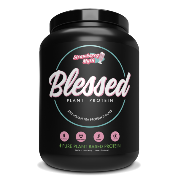 EHP Labs Blessed Plant Protein Strawberry Mylk 900g