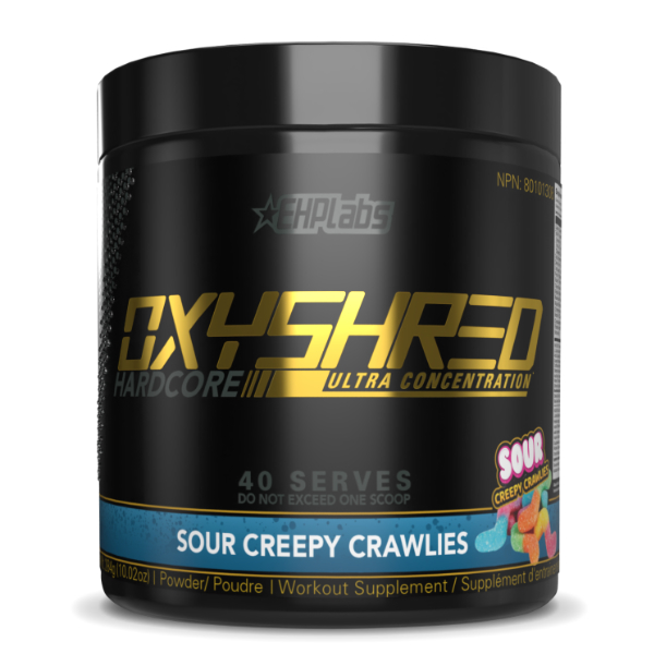 EHP Labs OxyShred Hardcore Sour Creepy Crawlies 284g