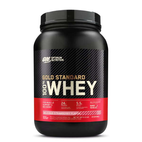 Optimum Nutrition Gold Standard 100% Whey Protein Delicious Strawberry 907g
